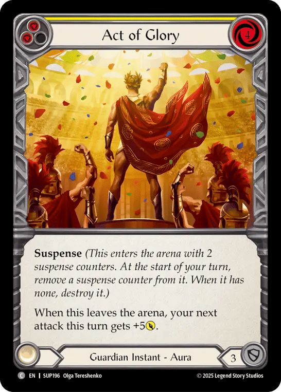 Act of Glory (Yellow) — Super Slam — Flesh and Blood