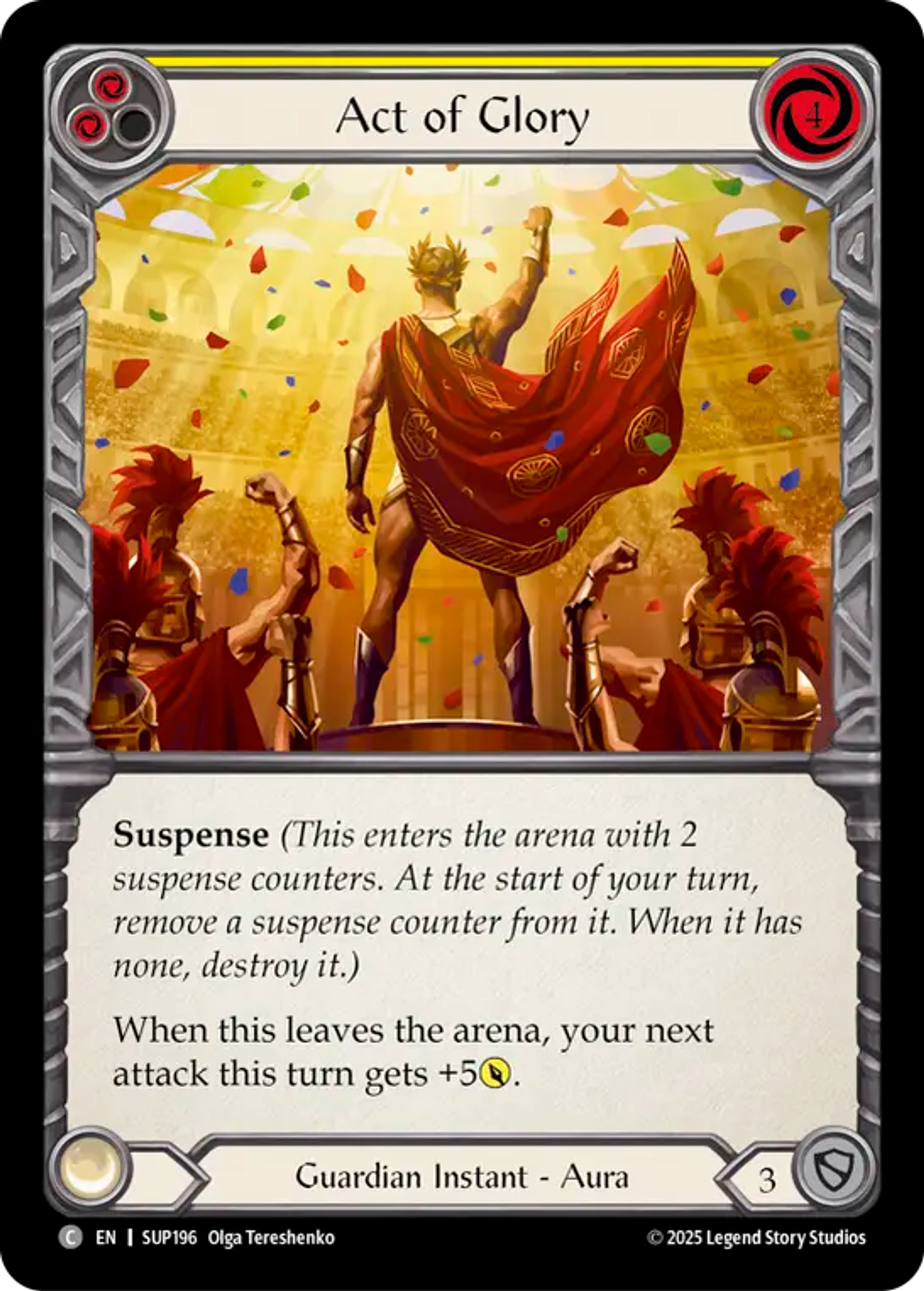 Act of Glory (Yellow) — Super Slam — Flesh and Blood