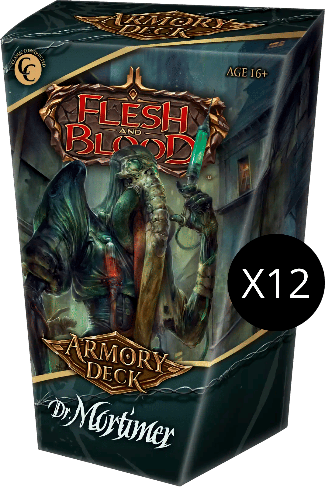 Armory Deck Case - Dr Mortimer, Blight of the Pits — Armory Deck - Dr. Mortimer, Blight of the Pits — Flesh and Blood
