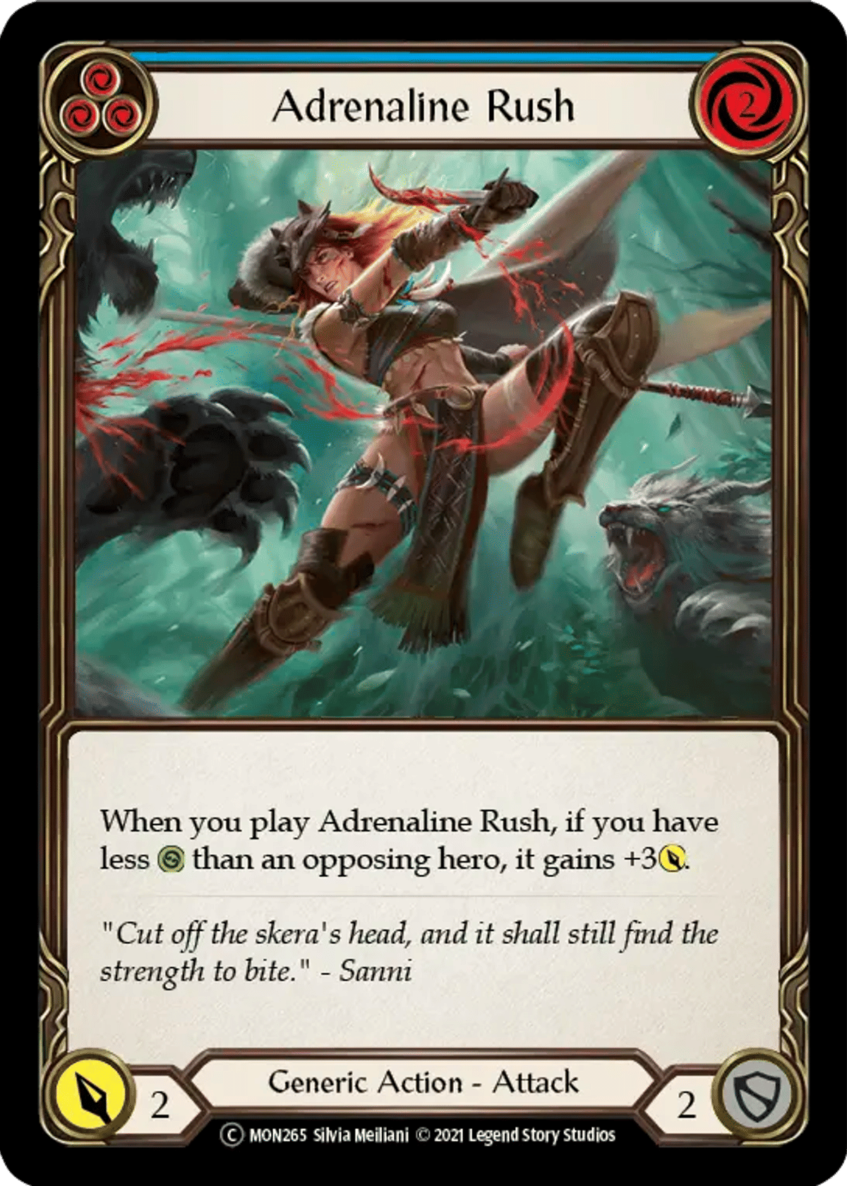 Adrenaline Rush (Blue) from Monarch - Unlimited - Flesh and Blood