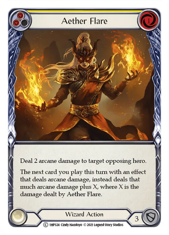 Aether Flare (Yellow) — History Pack 1 — Flesh and Blood