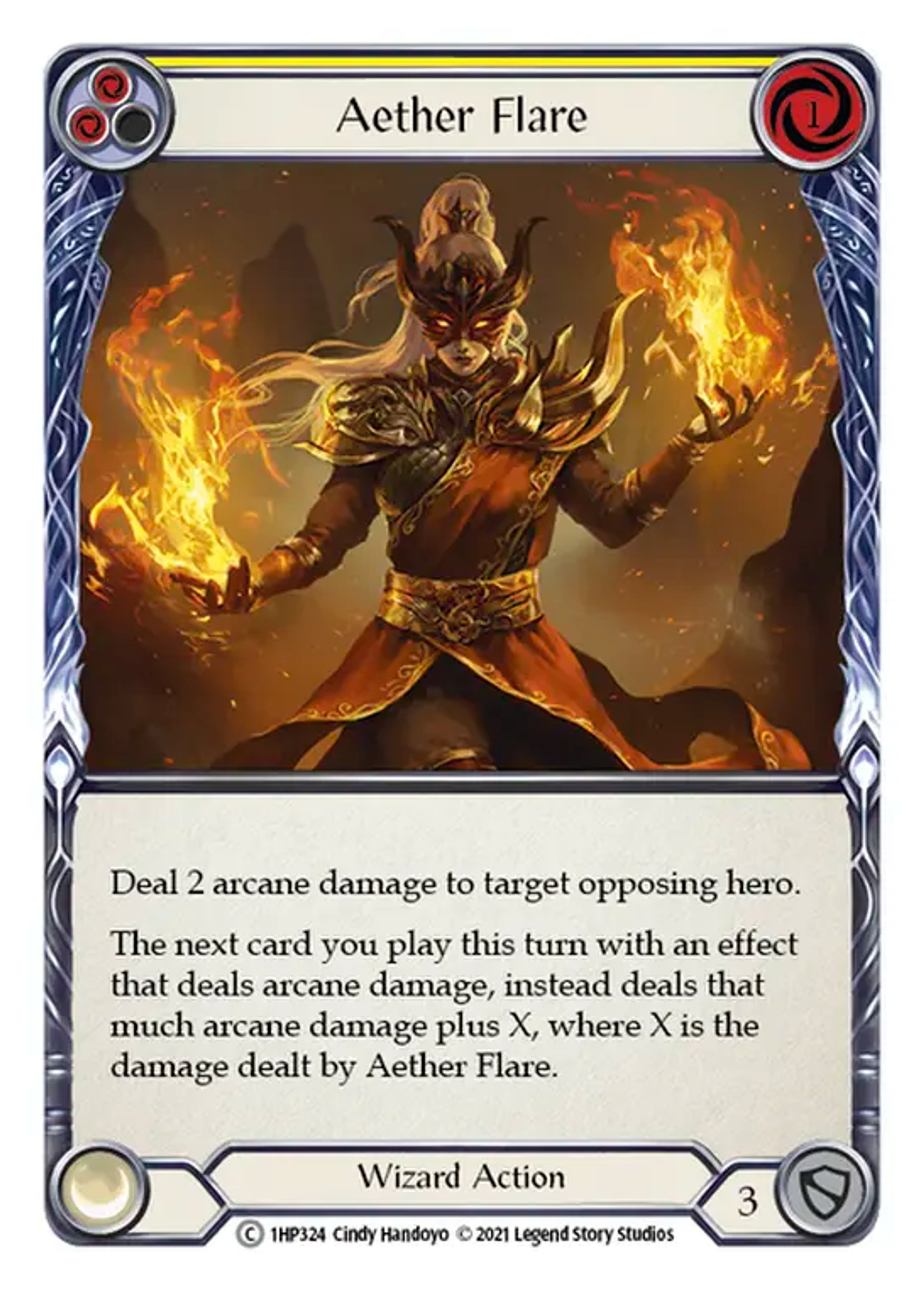 Aether Flare (Yellow) — History Pack 1 — Flesh and Blood