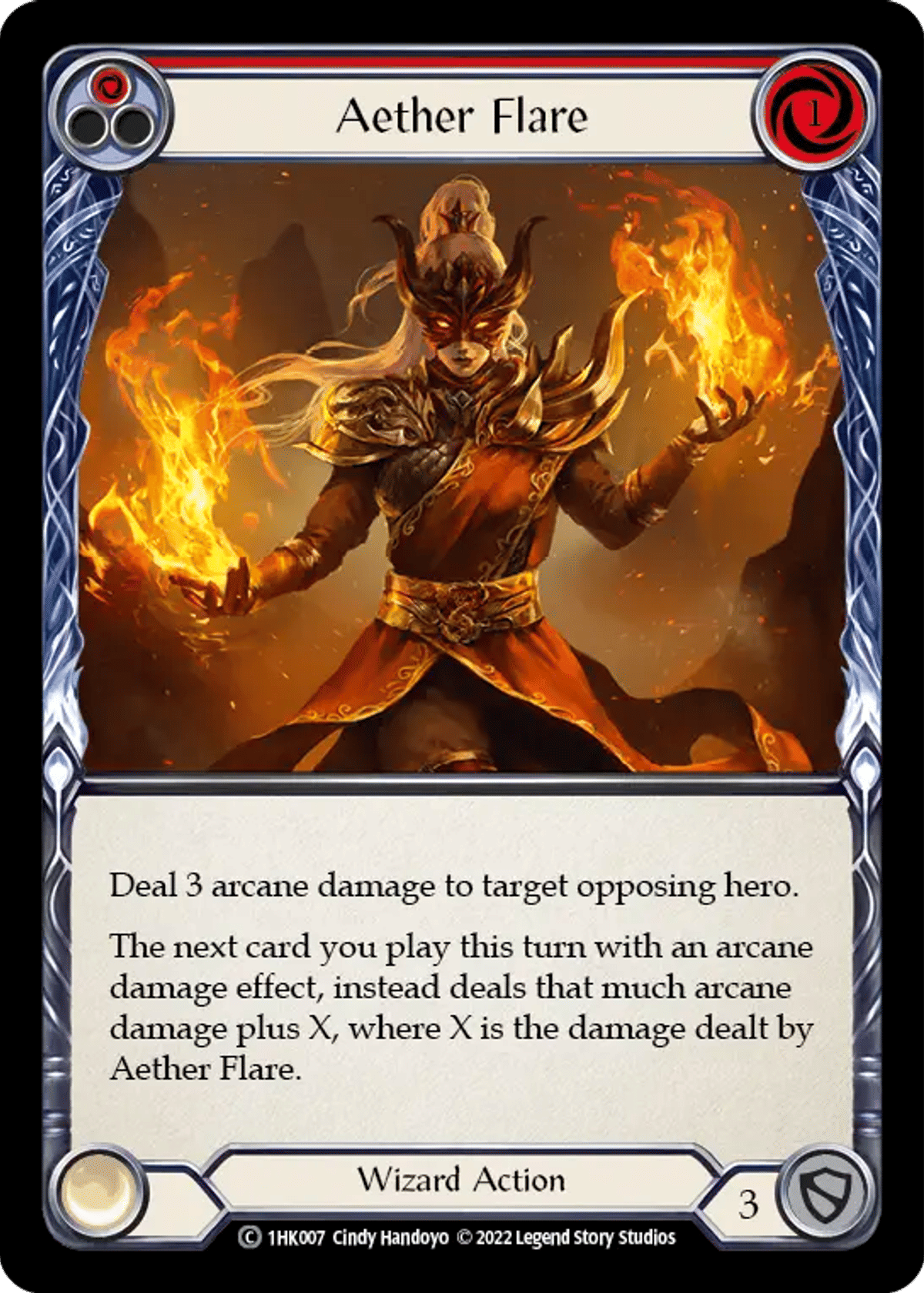 Aether Flare (Red) from Kano - Blitz Deck - Flesh and Blood