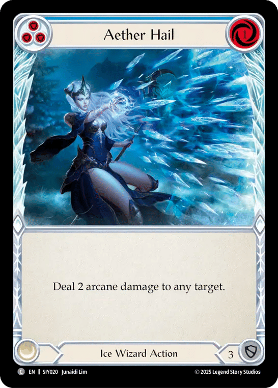 Aether Hail (Blue) — Silver Age Chapter 1 - Iyslander — Flesh and Blood