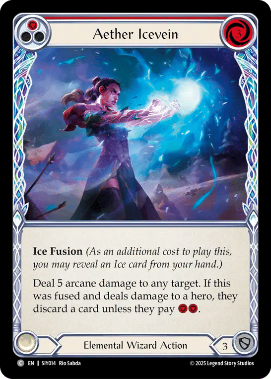 Aether Icevein (Red) — Silver Age Chapter 1 - Iyslander — Flesh and Blood