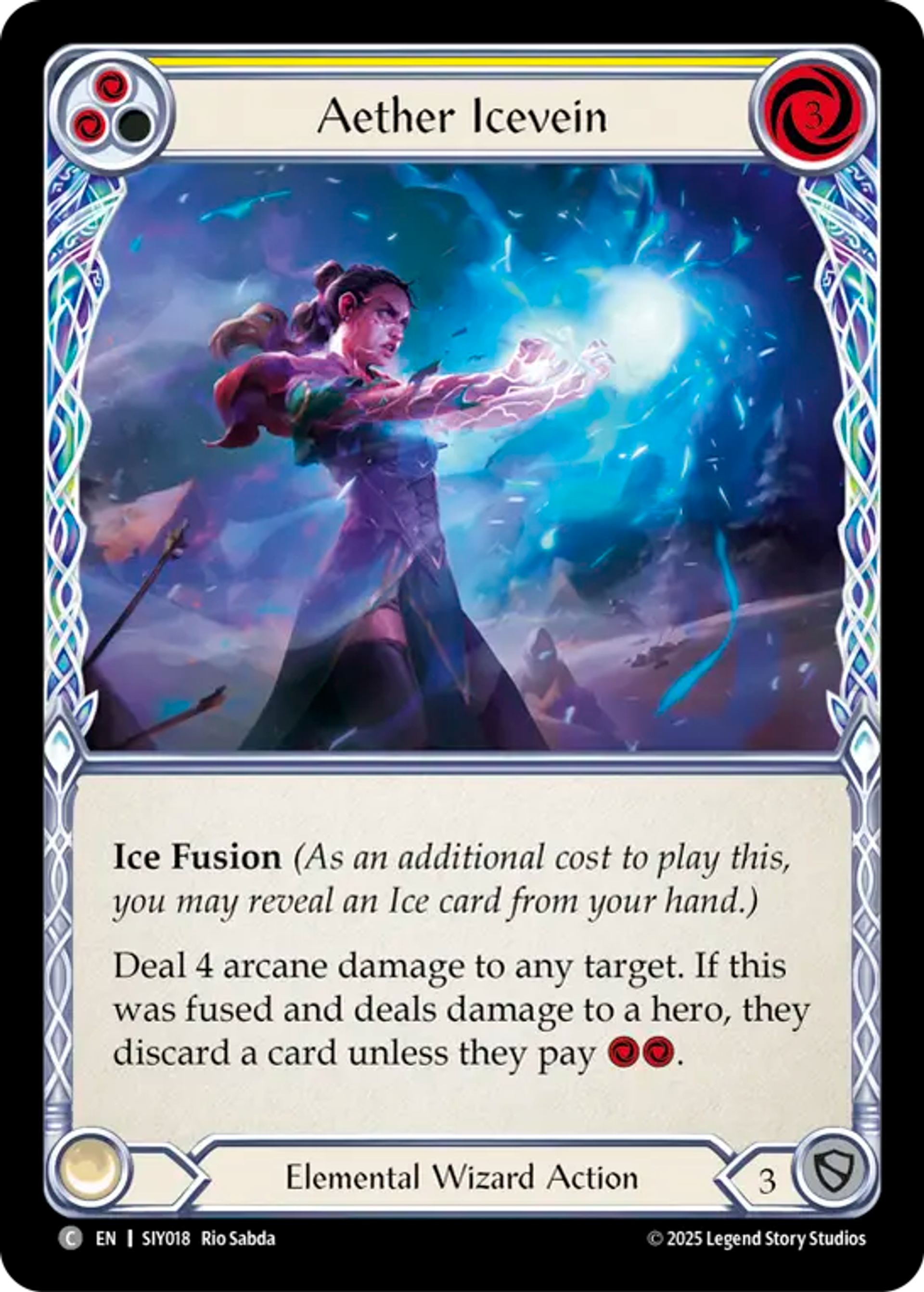 Aether Icevein (Yellow) — Silver Age Chapter 1 - Iyslander — Flesh and Blood