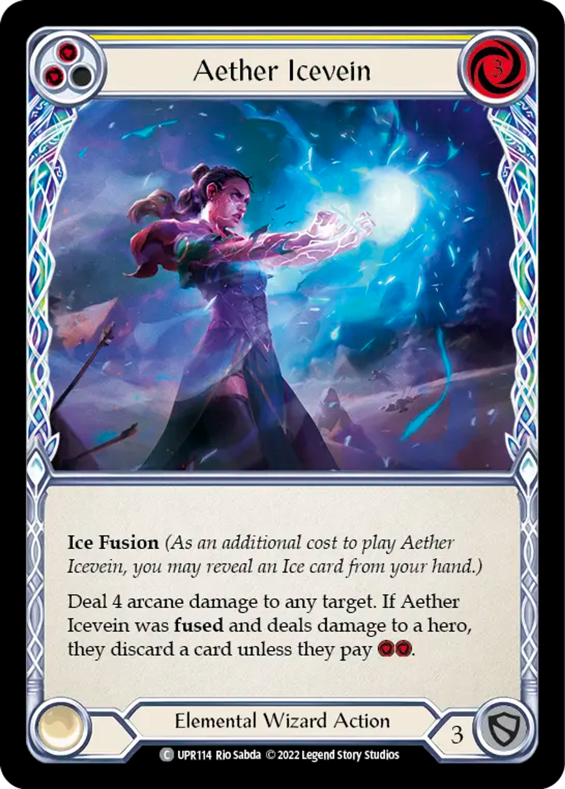 Aether Icevein (Yellow) — Uprising — Flesh and Blood