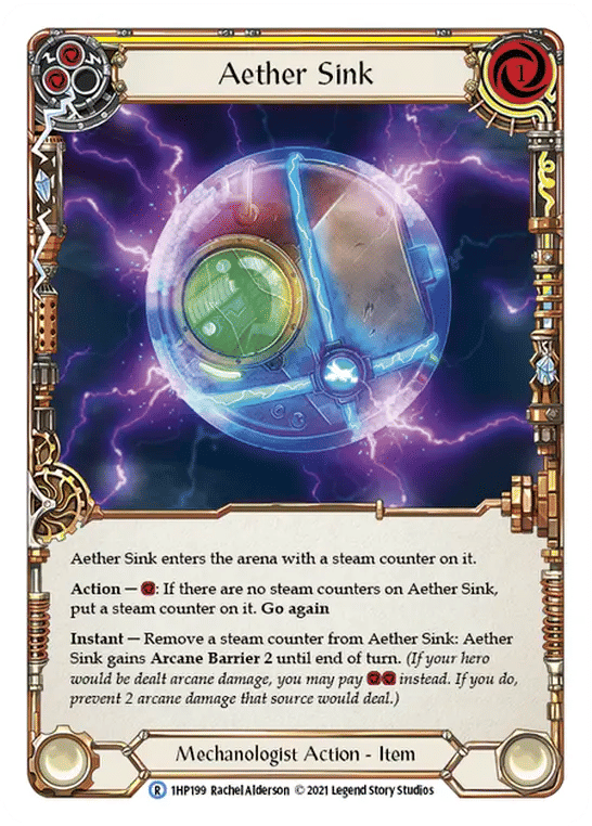 Aether Sink (Yellow) — History Pack 1 — Flesh and Blood