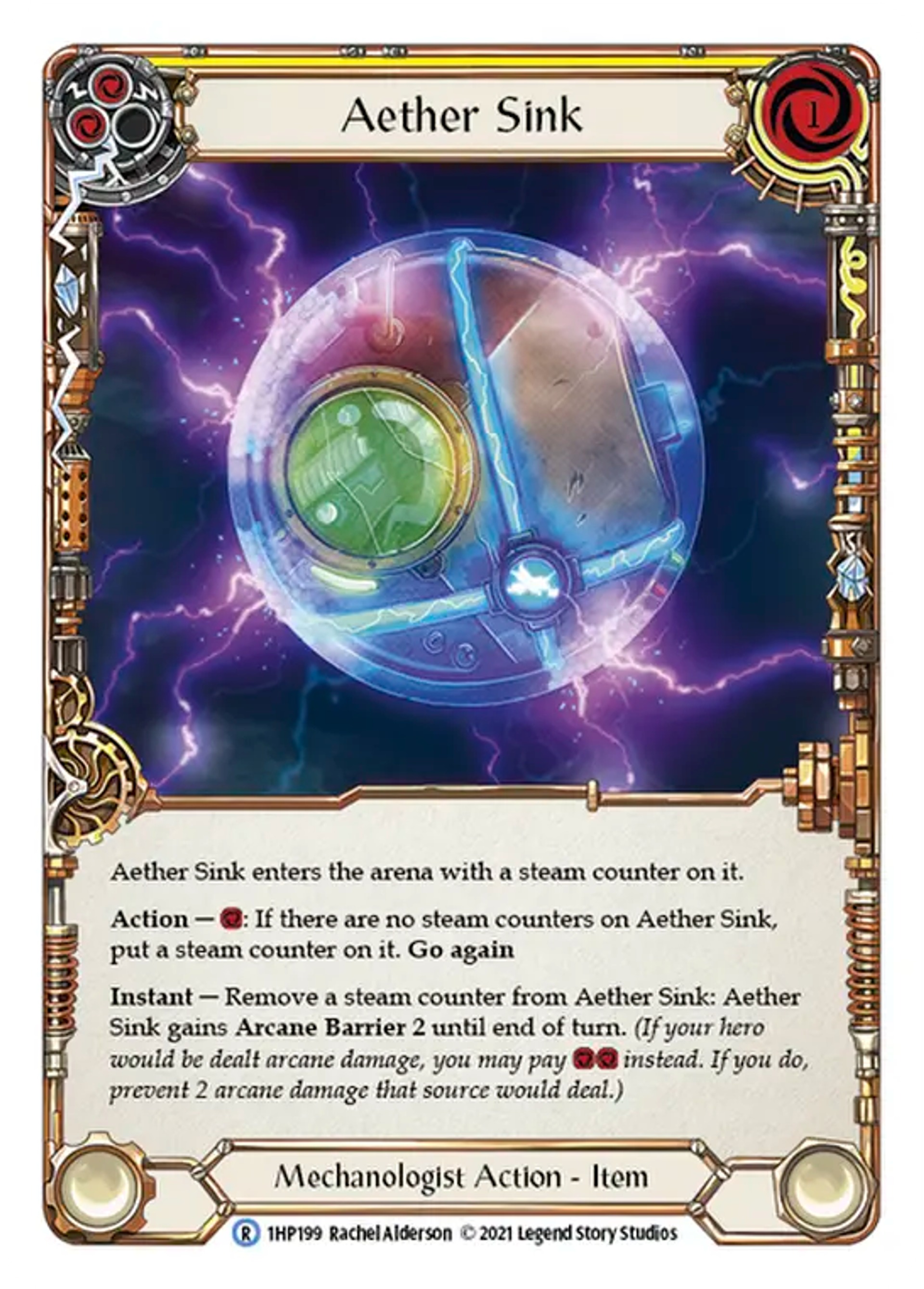 Aether Sink (Yellow) — History Pack 1 — Flesh and Blood
