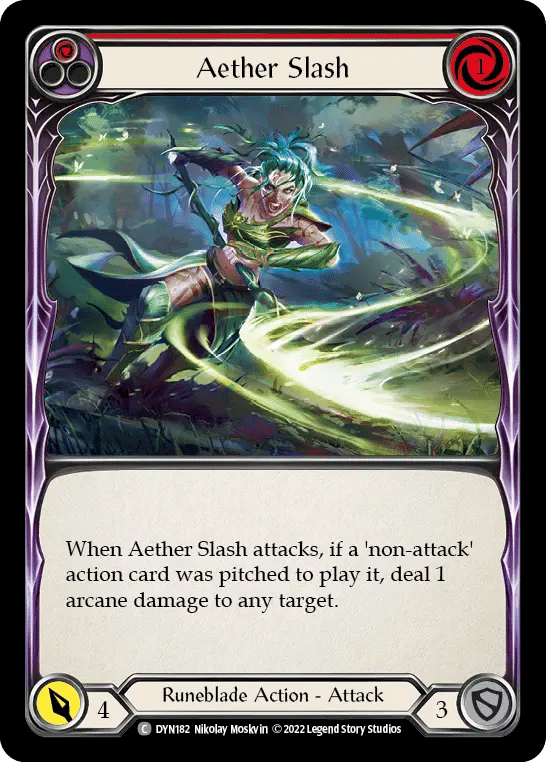 Aether Slash (Red) — Dynasty — Flesh and Blood