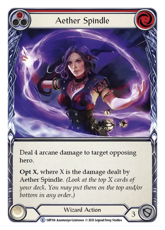 Aether Spindle (Red) — History Pack 1 — Flesh and Blood