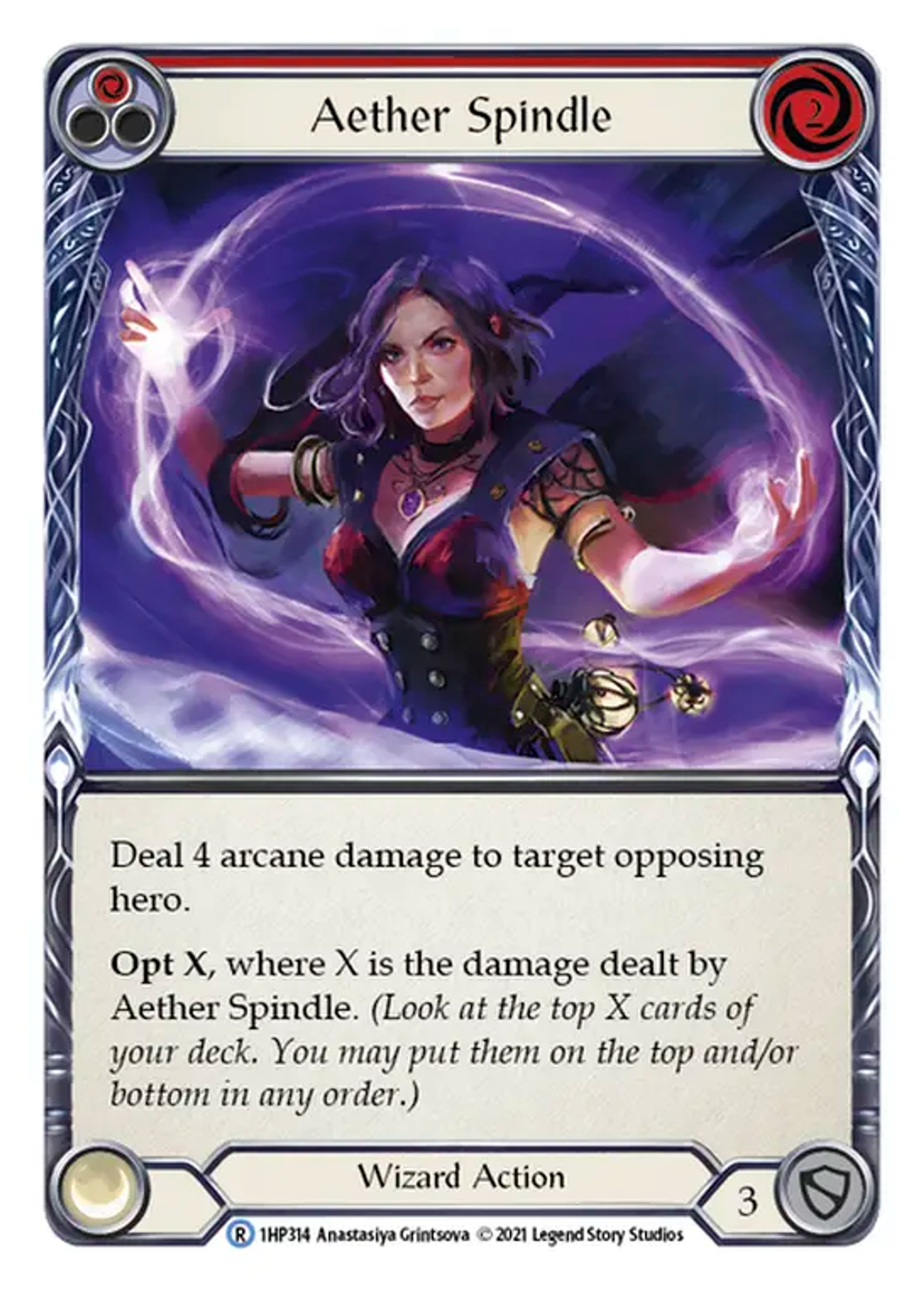 Aether Spindle (Red) — History Pack 1 — Flesh and Blood