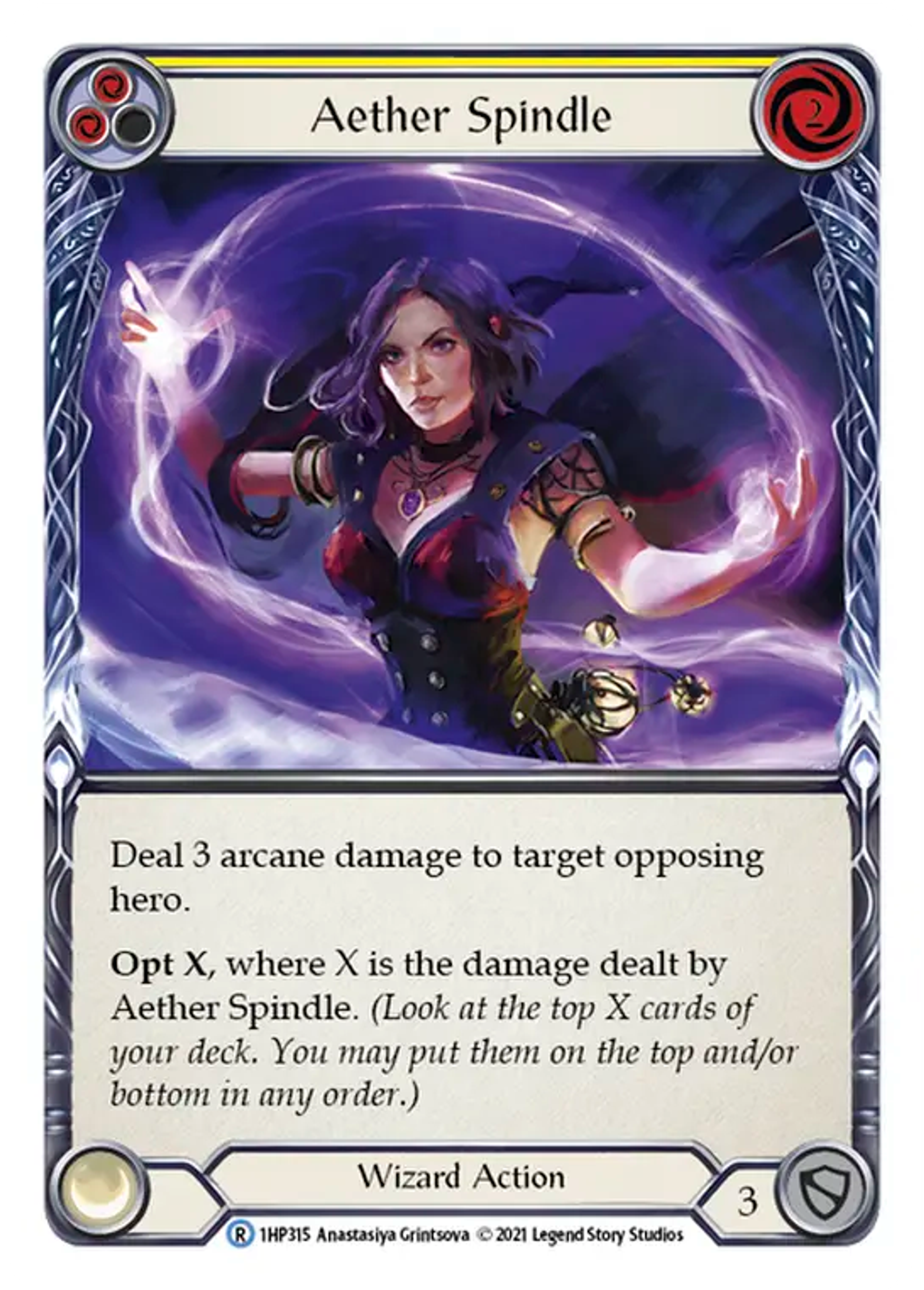 Aether Spindle (Yellow) — History Pack 1 — Flesh and Blood