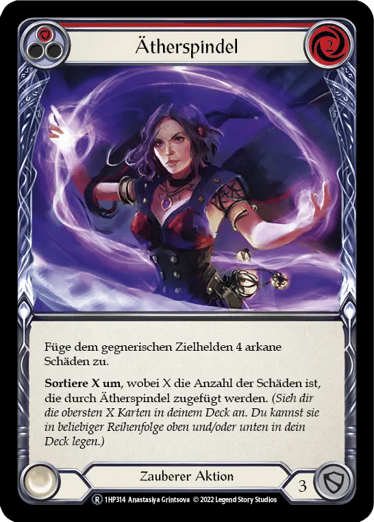 Aether Spindle (Red) — History Pack 1 - Black Label — Flesh and Blood