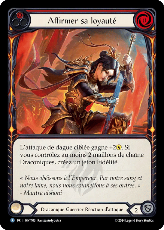 Affirmer sa loyauté — The Hunted — Flesh and Blood