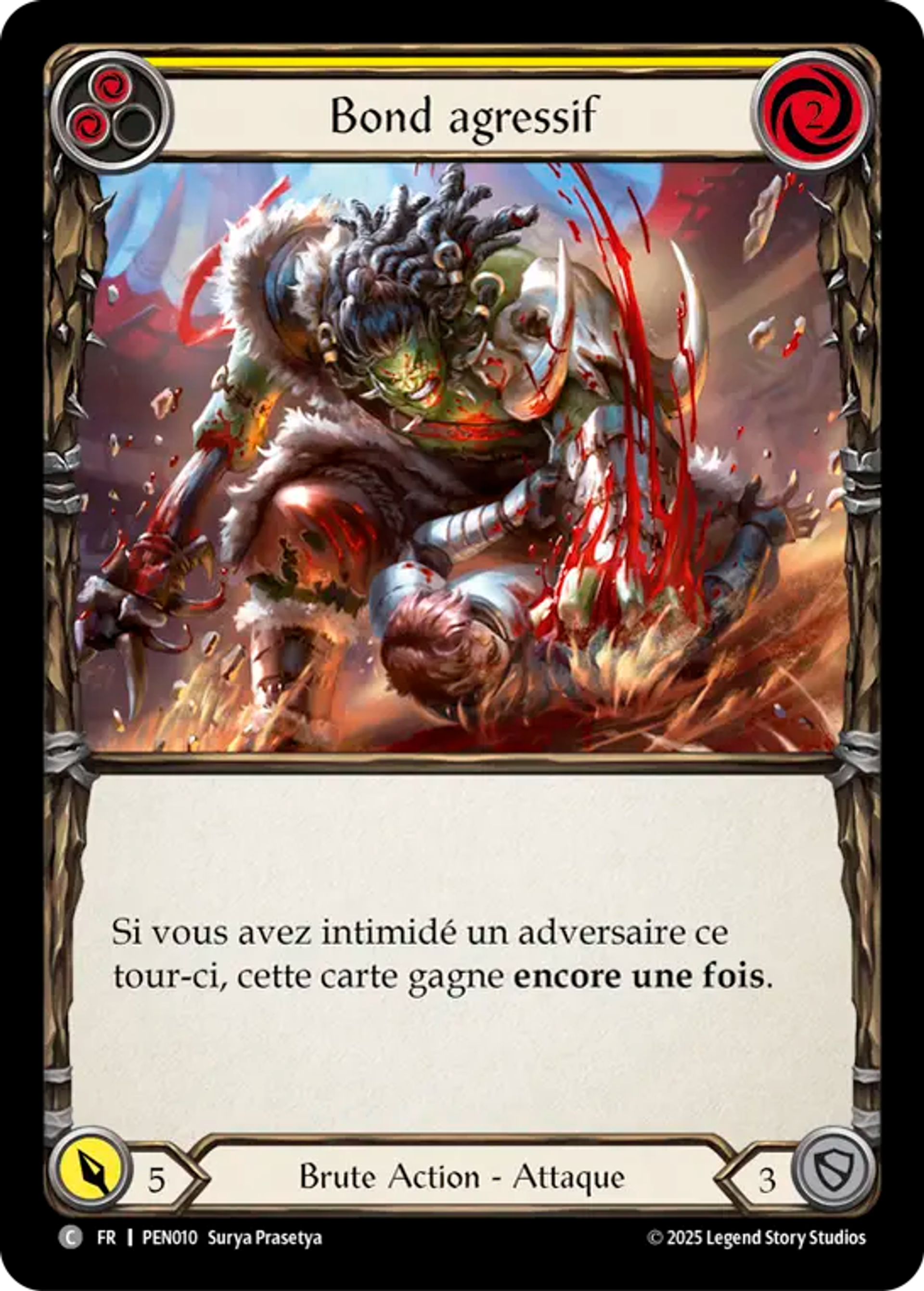 Bond agressif — Compendium of Rathe — Flesh and Blood