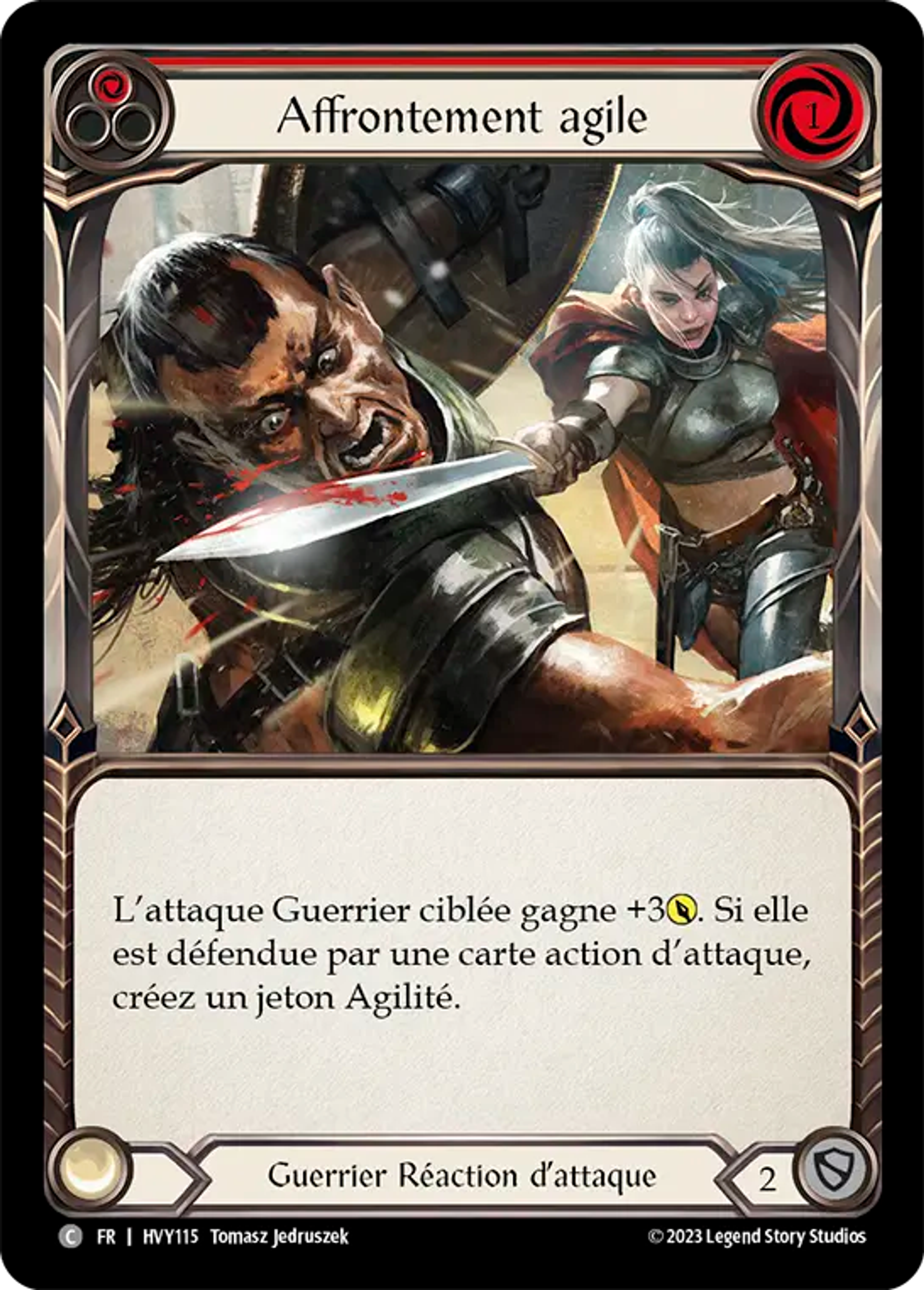 Affrontement agile — Heavy Hitters — Flesh and Blood