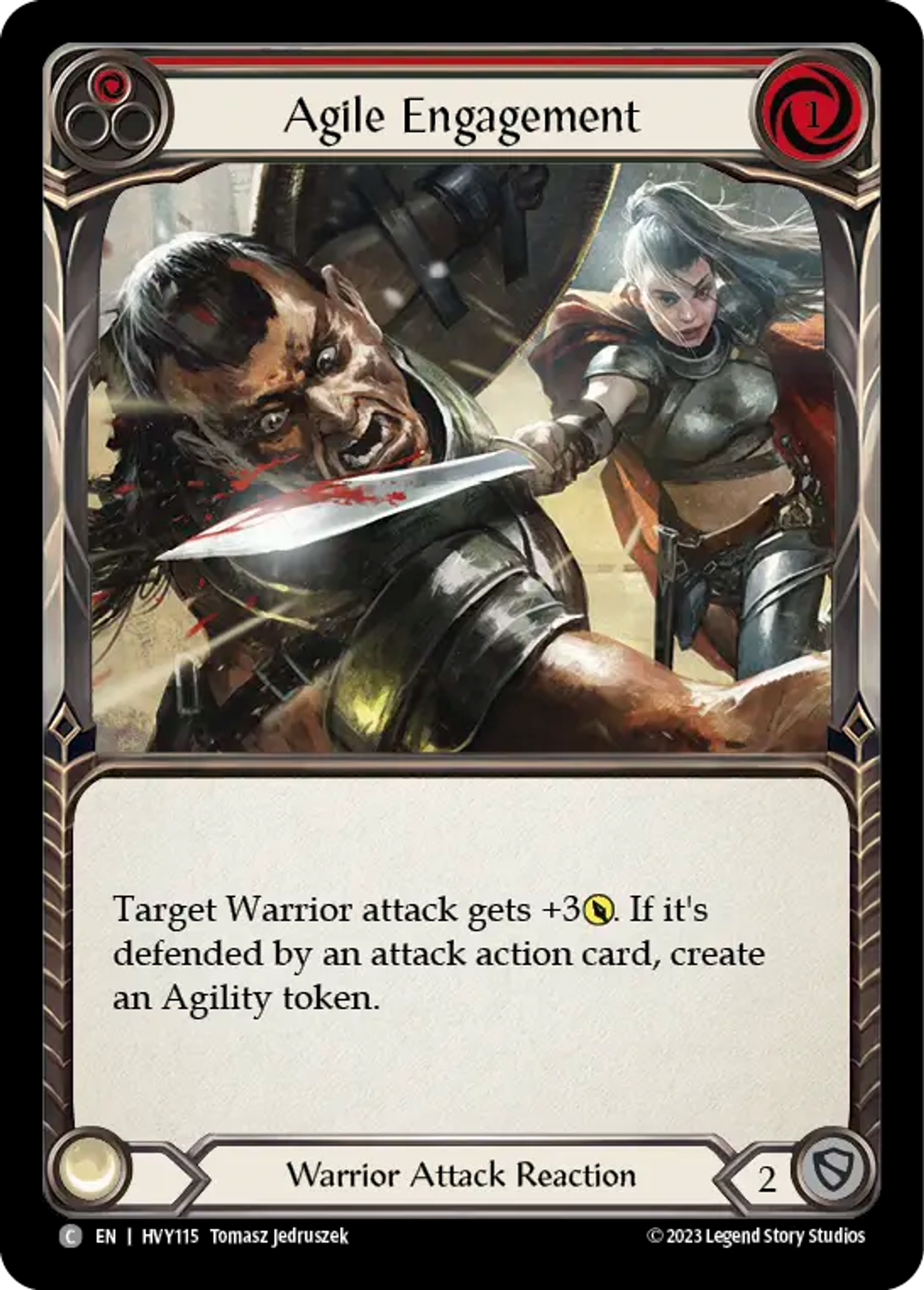 Affrontement agile — Heavy Hitters — Flesh and Blood