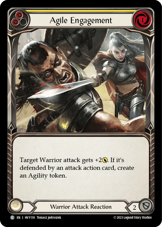 Agile Engagement (Yellow) — Heavy Hitters — Flesh and Blood