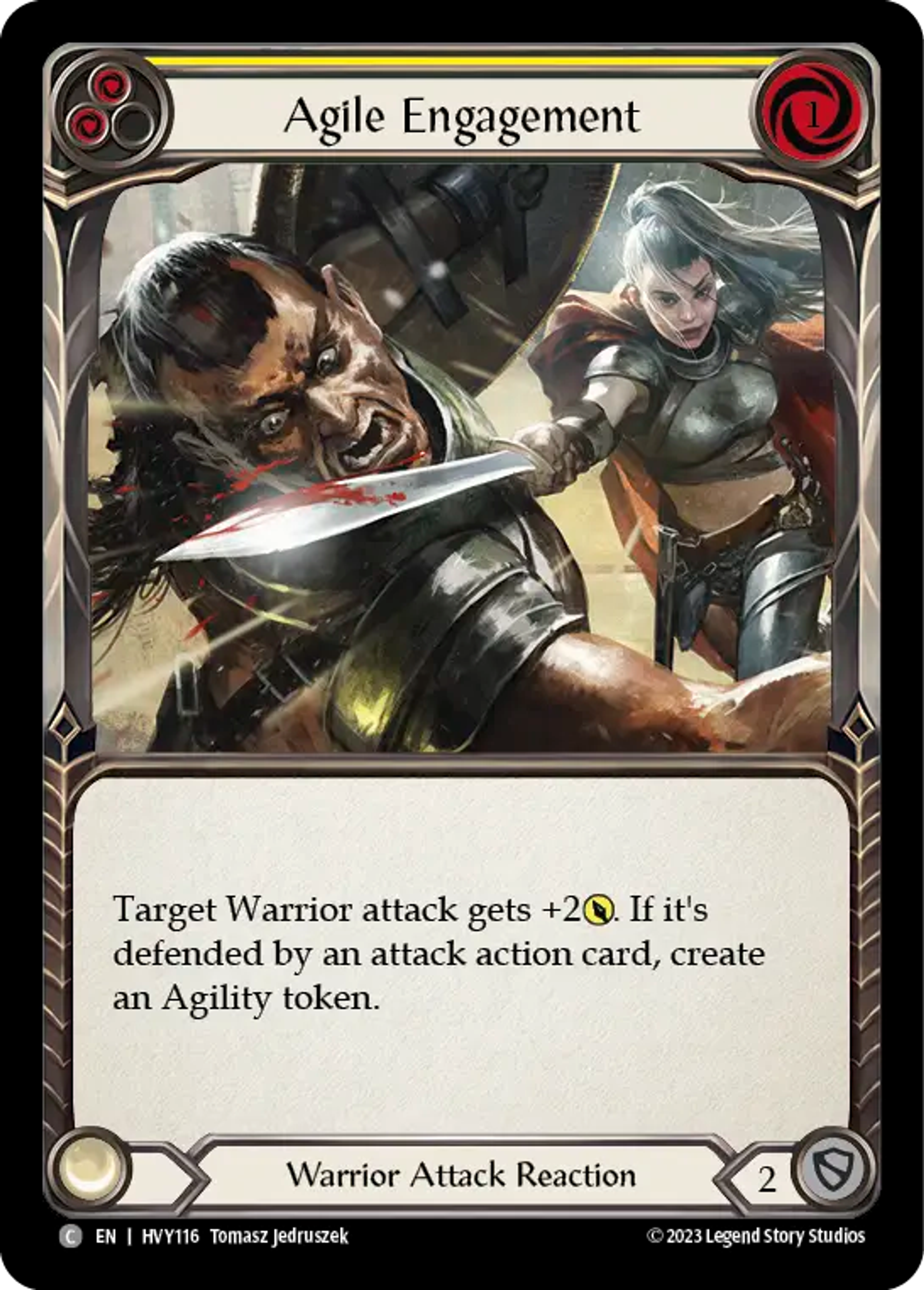 Affrontement agile — Heavy Hitters — Flesh and Blood