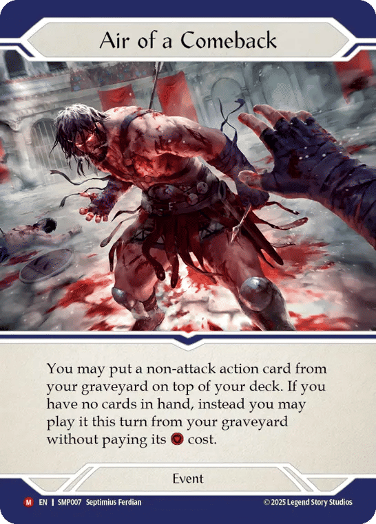 Air of a Comeback — Smash Palace — Flesh and Blood