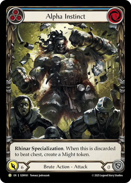 Alpha Instinct — GEM - Pack 5 — Flesh and Blood