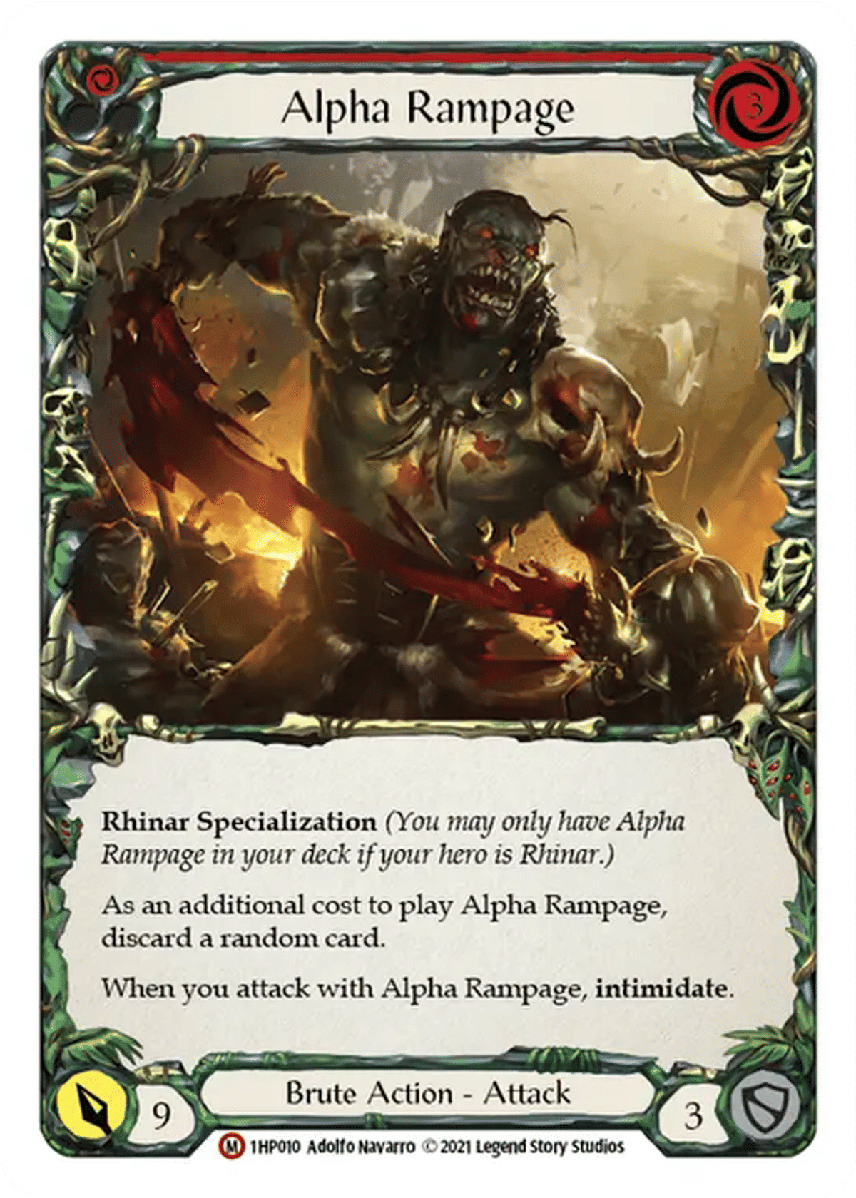 Alpha Rampage from History Pack 1 - Flesh and Blood