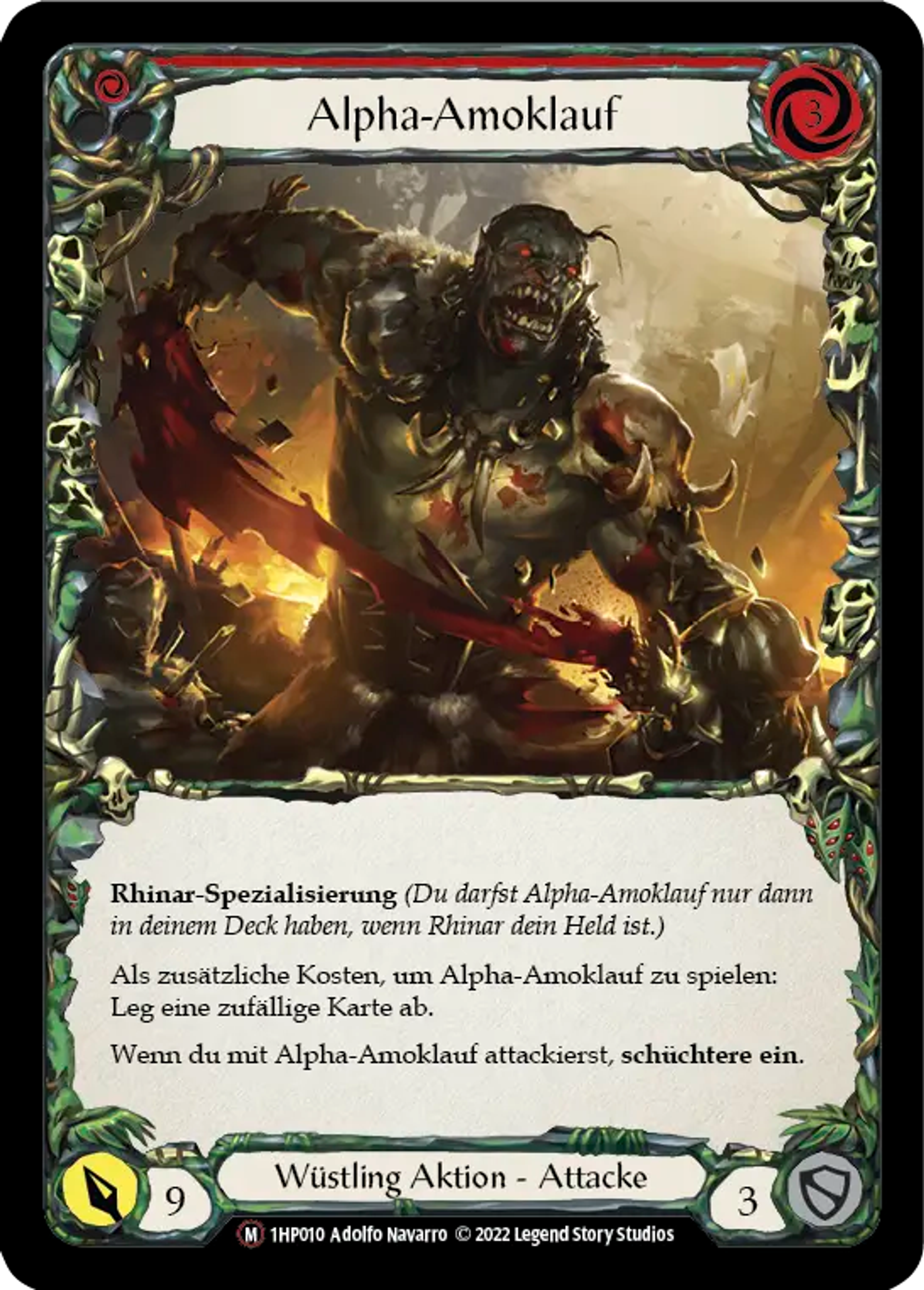 Alpha Rampage — History Pack 1 - Black Label — Flesh and Blood