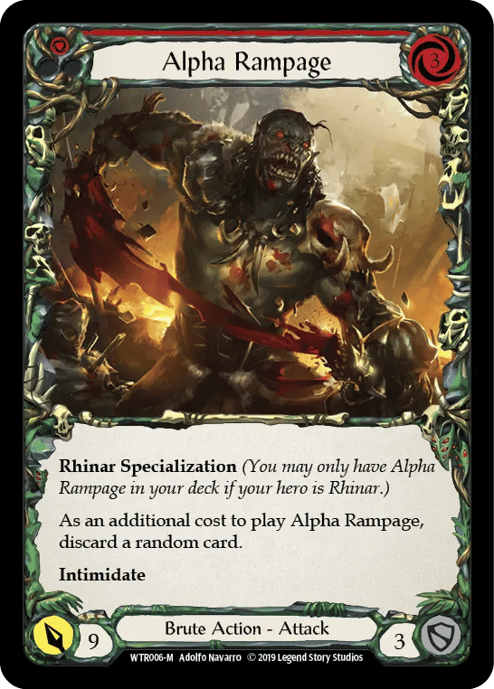 Alpha Rampage — Welcome to Rathe — Flesh and Blood