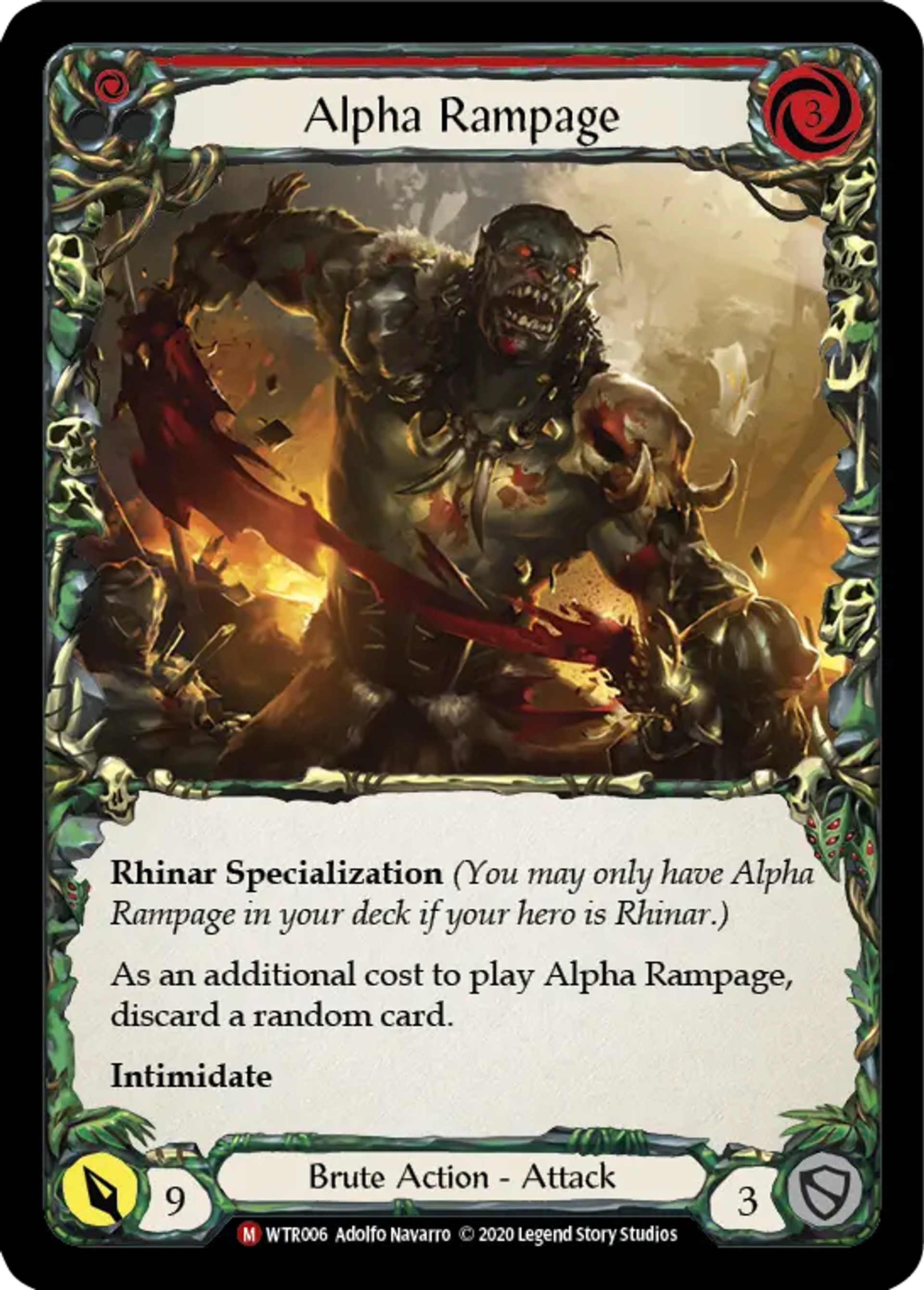 Alpha Rampage — Welcome to Rathe - Unlimited — Flesh and Blood