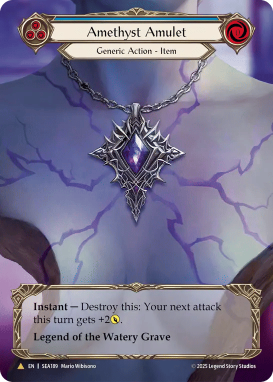 Amethyst Amulet — High Seas - Treasure Pack — Flesh and Blood