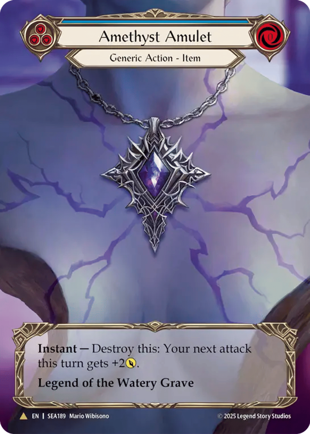 Amethyst Amulet from High Seas - Treasure Pack - Flesh and Blood