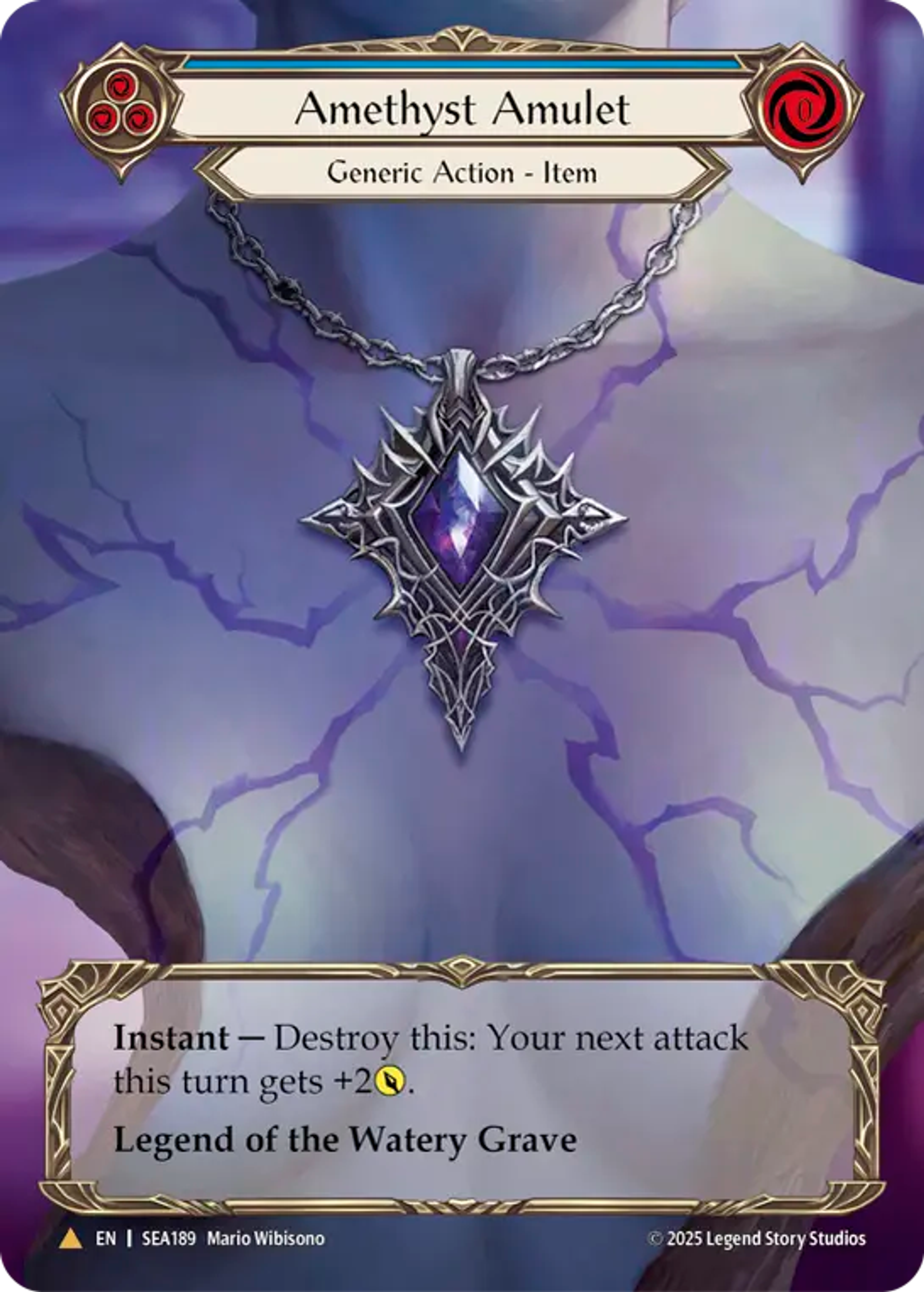 Amethyst Amulet — High Seas - Treasure Pack — Flesh and Blood