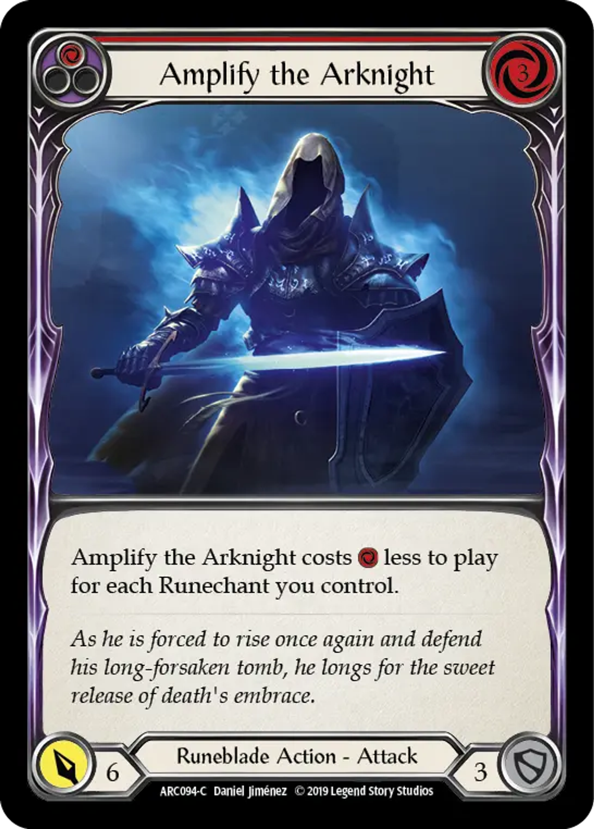 Amplify the Arknight (Red) — Arcane Rising — Flesh and Blood