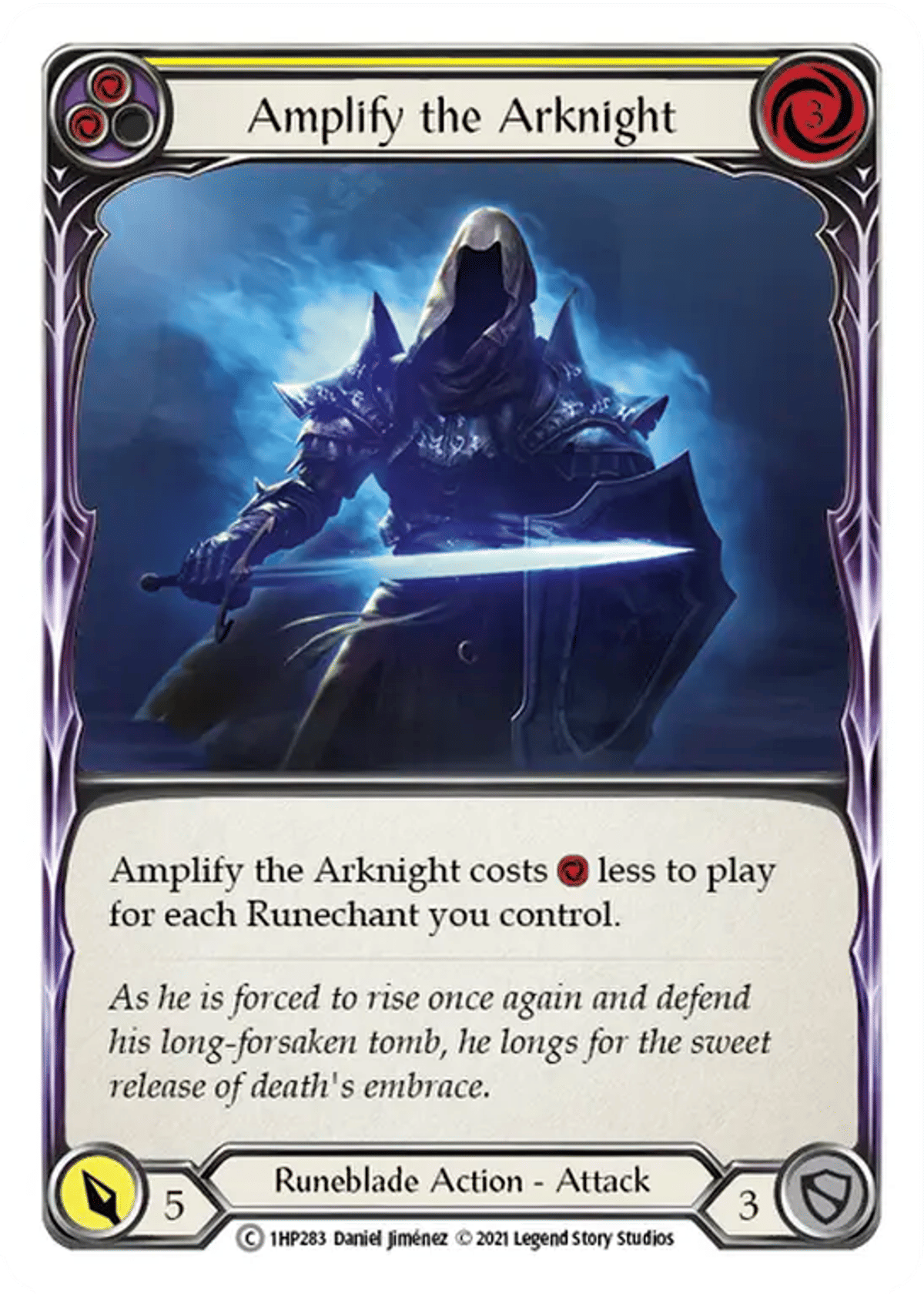 Amplify the Arknight (Yellow) from History Pack 1 - Flesh and Blood