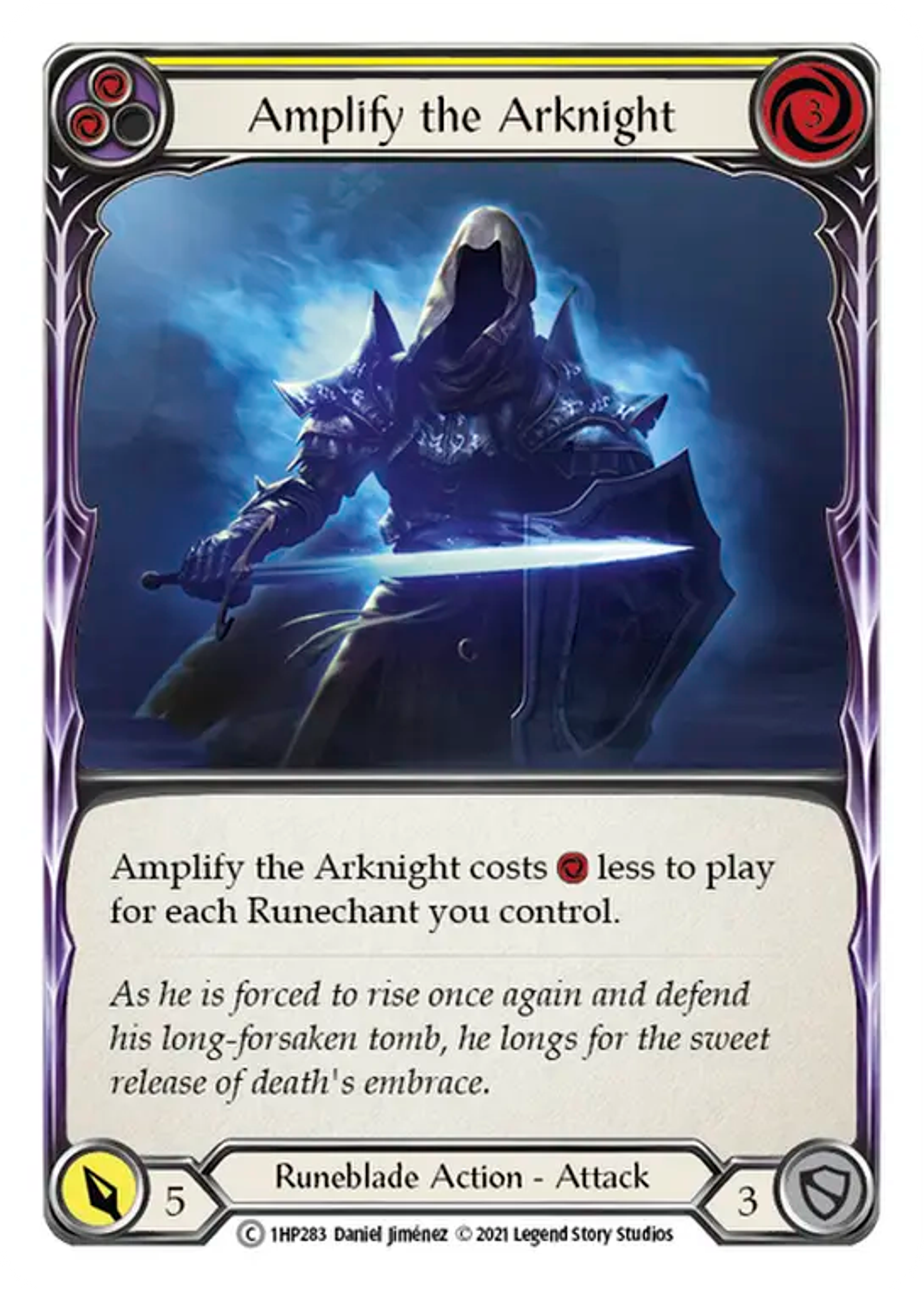 Amplify the Arknight (Yellow) — History Pack 1 — Flesh and Blood