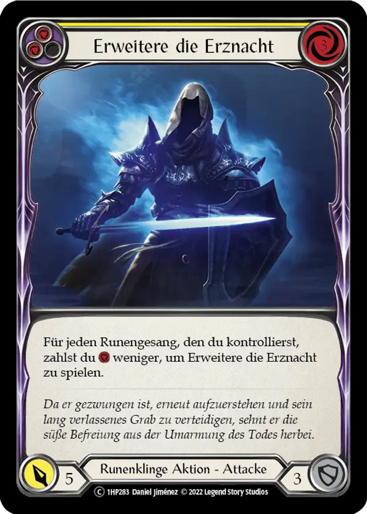 Amplify the Arknight (Yellow) from History Pack 1 - Black Label - Flesh and Blood