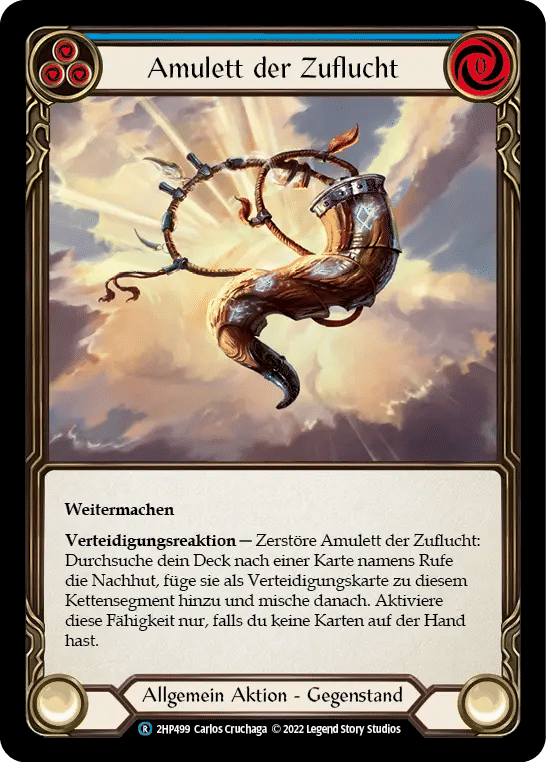 Amulet of Havencall (Blue) — History Pack 2 - Black Label — Flesh and Blood