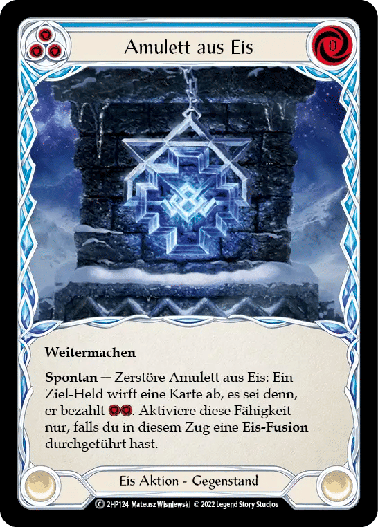 Amulet of Ice (Blue) — History Pack 2 - Black Label — Flesh and Blood