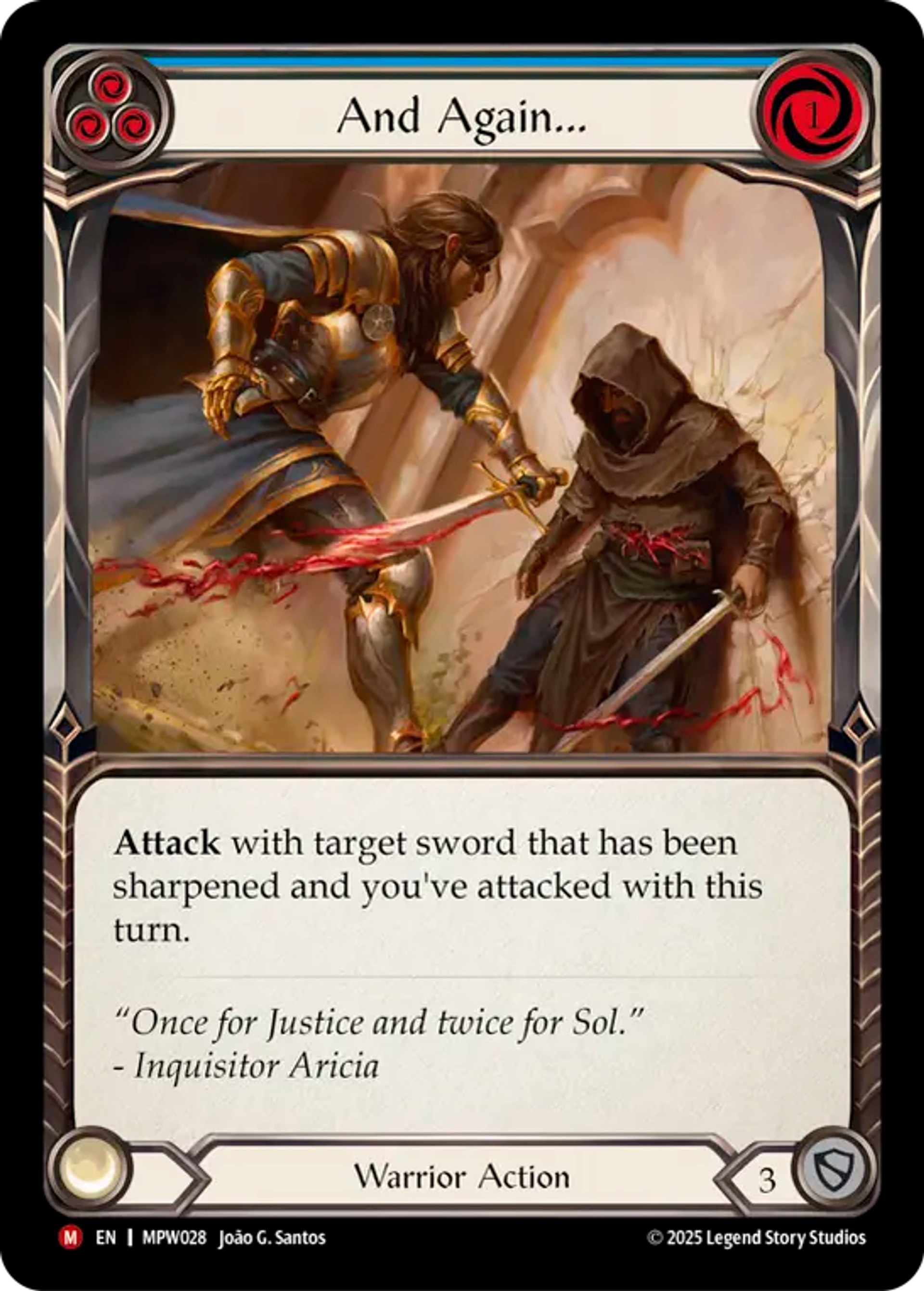 And Again... — Mastery Pack Warrior — Flesh and Blood