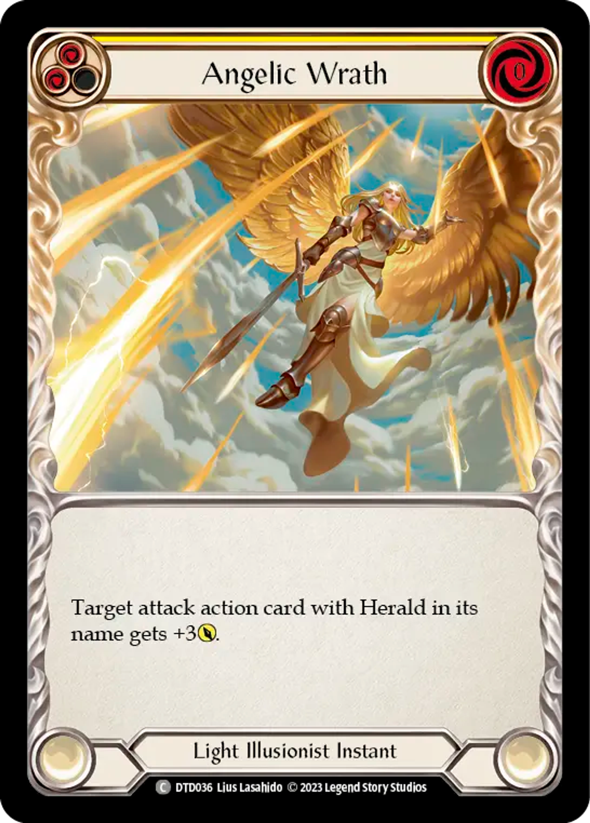Angelic Wrath (Yellow) — Dusk till Dawn — Flesh and Blood