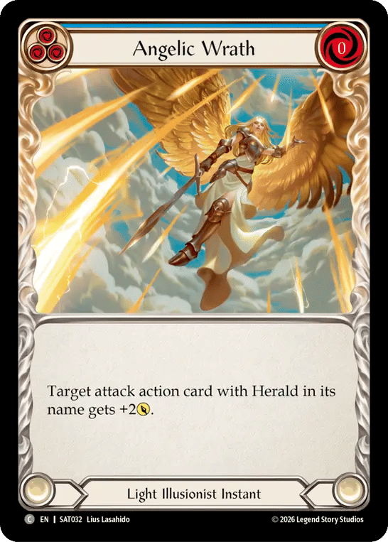Angelic Wrath (Blue) — Silver Age - Prism, Advent of Thrones — Flesh and Blood