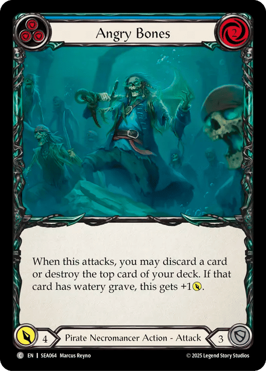 Angry Bones (Blue) — High Seas — Flesh and Blood