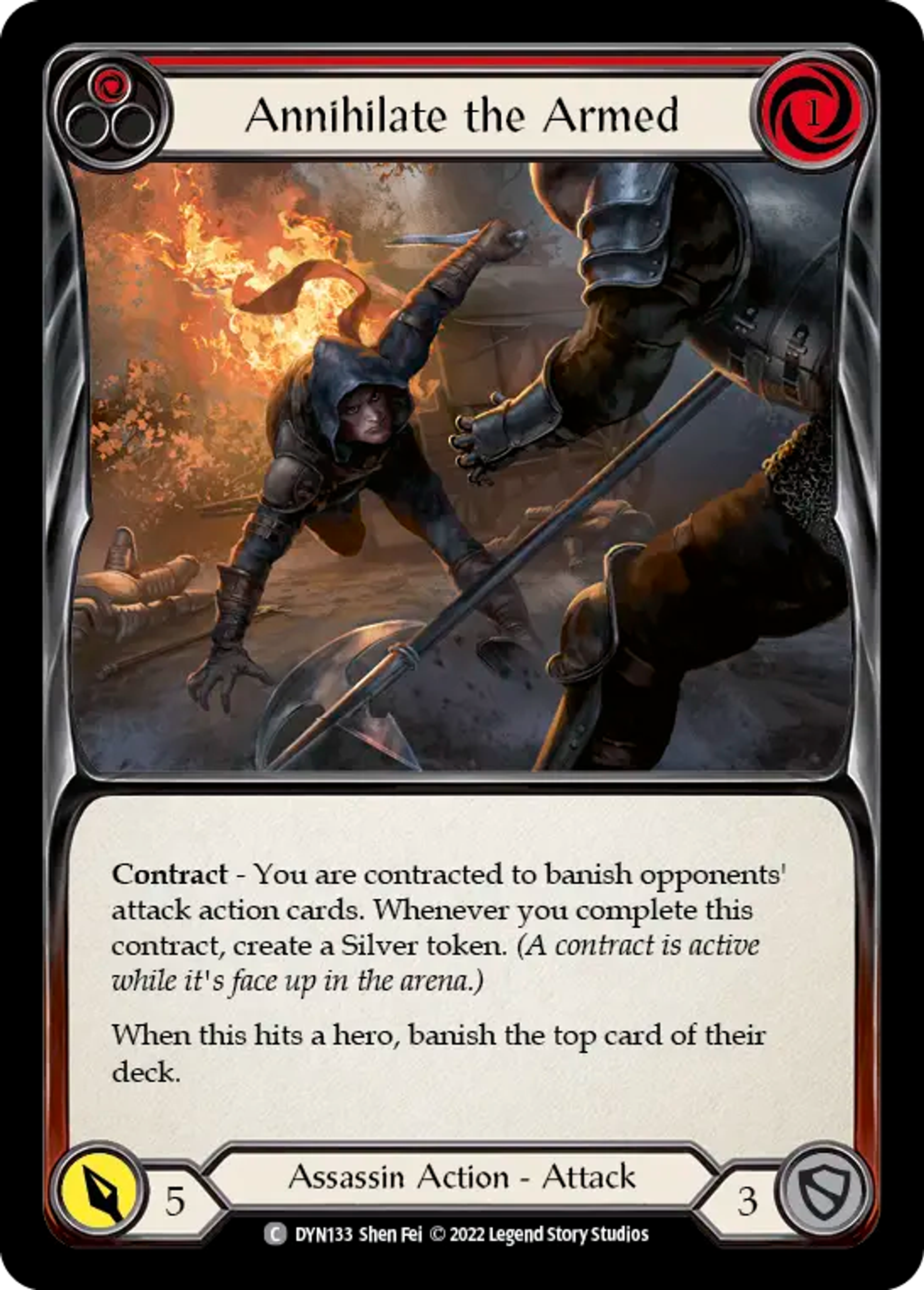 Annihilate the Armed (Red) — Dynasty — Flesh and Blood