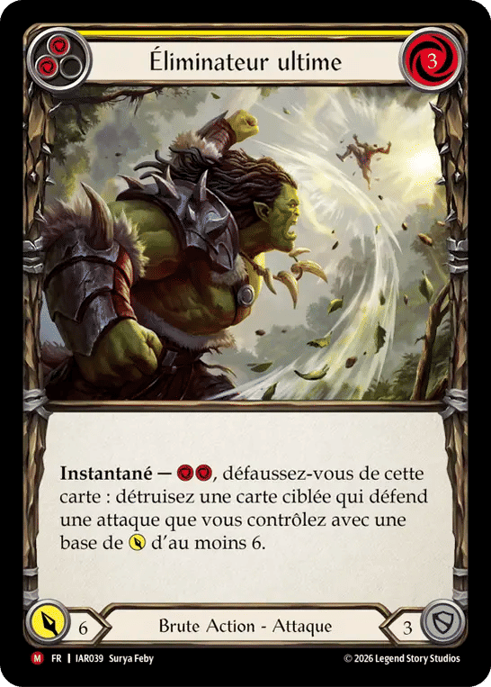 Éliminateur ultime — Usurp the Shadow Throne — Flesh and Blood