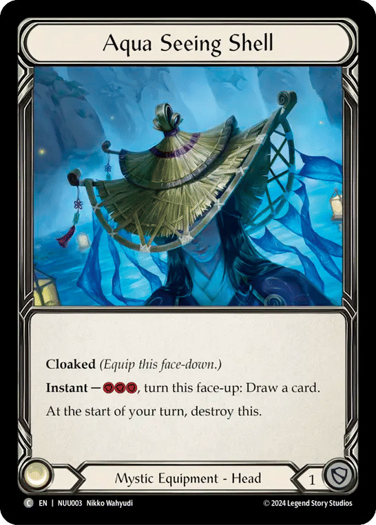 Aqua Seeing Shell — Nuu - Blitz Deck — Flesh and Blood