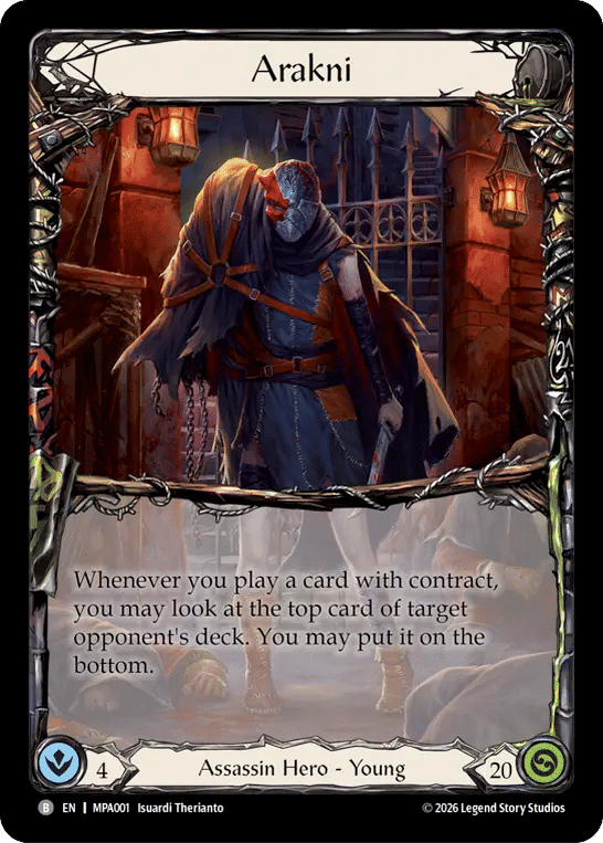 Arakni — Mastery Pack Assassin — Flesh and Blood