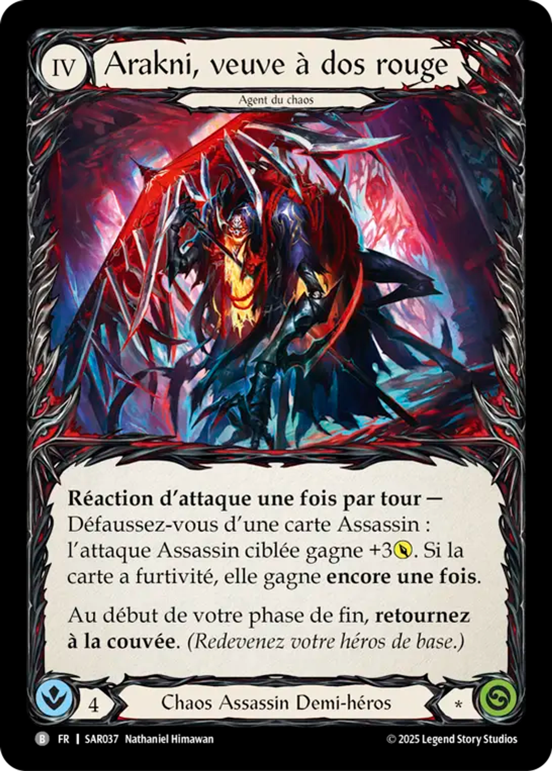 Arakni, veuve à dos rouge — Silver Age Chapter 2 - Arakni, Web of Deceit — Flesh and Blood