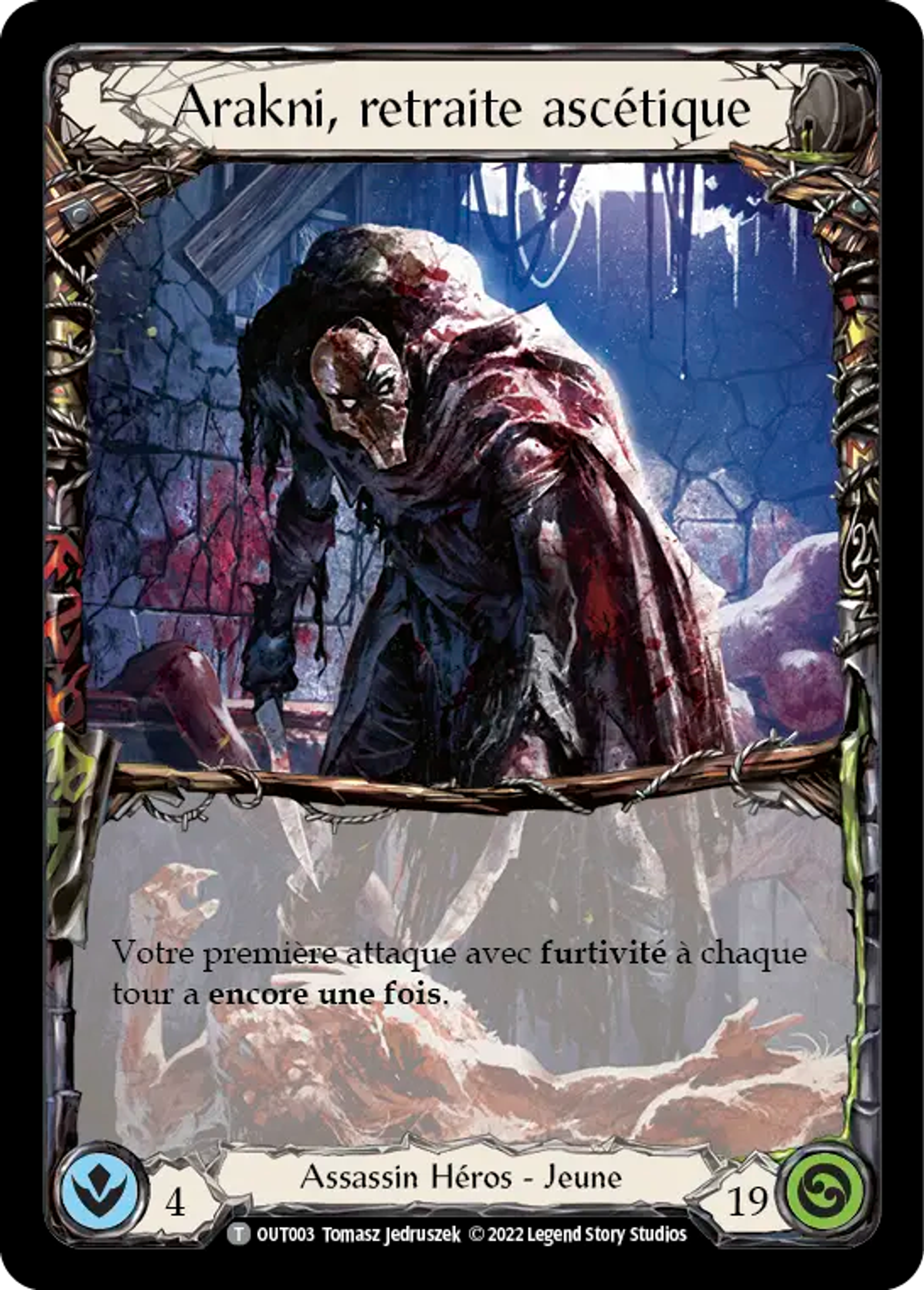 Arakni, retraite ascétique — Outsiders — Flesh and Blood