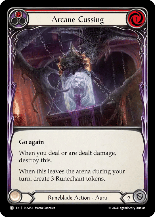 Arcane Cussing (Red) — Rosetta — Flesh and Blood
